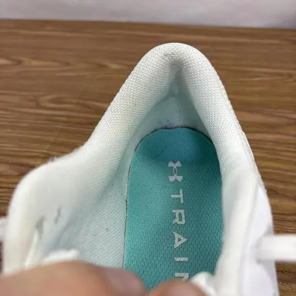 Under Armour Charged Aurora 2 White Radial Turquoise Women's Size 8 - Picture 13 of 13